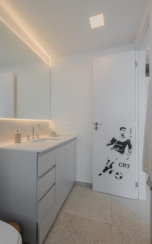 Apartamento à venda com 124m², 3 quartos e 2 vagasBanheiro da Suíte 1