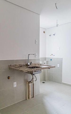Apartamento à venda com 35m², 1 quarto e sem vaga Apartamento à venda com 35m², 1 quarto e sem vagaCozinha