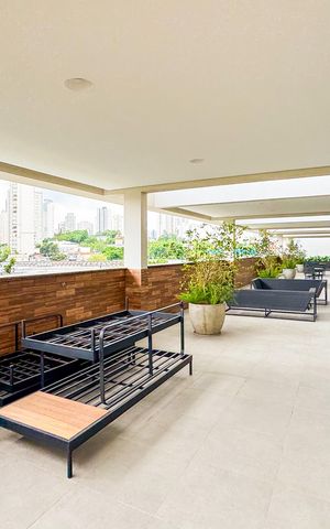 Studio à venda com 26m², 1 quarto e sem vaga Studio à venda com 26m², 1 quarto e sem vagaTerraço