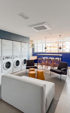 Studio à venda com 26m², 1 quarto e sem vaga Studio à venda com 26m², 1 quarto e sem vagaLavanderia