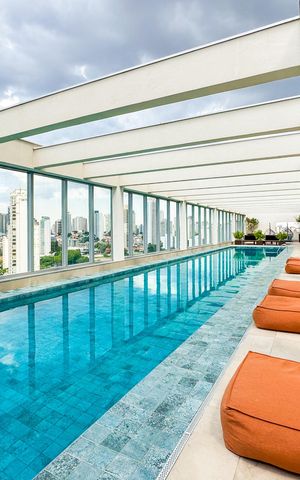 Studio à venda com 26m², 1 quarto e sem vaga Studio à venda com 26m², 1 quarto e sem vagaPiscina