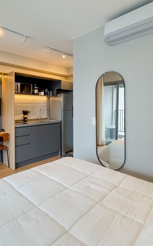 Studio à venda com 26m², 1 quarto e sem vaga Studio à venda com 26m², 1 quarto e sem vagaStudio