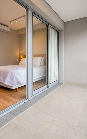 Studio à venda com 26m², 1 quarto e sem vaga Studio à venda com 26m², 1 quarto e sem vagaVaranda