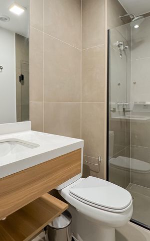 Studio à venda com 26m², 1 quarto e sem vaga Studio à venda com 26m², 1 quarto e sem vagaBanheiro