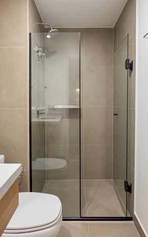 Studio à venda com 26m², 1 quarto e sem vaga Studio à venda com 26m², 1 quarto e sem vagaBanheiro