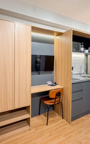Studio à venda com 26m², 1 quarto e sem vaga Studio à venda com 26m², 1 quarto e sem vagaStudio