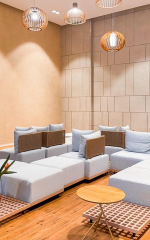 Studio à venda com 26m², 1 quarto e sem vaga Studio à venda com 26m², 1 quarto e sem vagaHall social