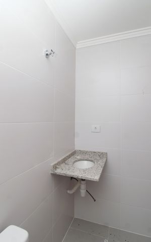 Apartamento à venda com 43m², 2 quartos e sem vagaBanheiro da Suíte