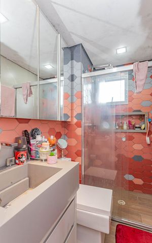 Apartamento à venda com 197m², 3 quartos e 3 vagasBanheiro da Suíte 2