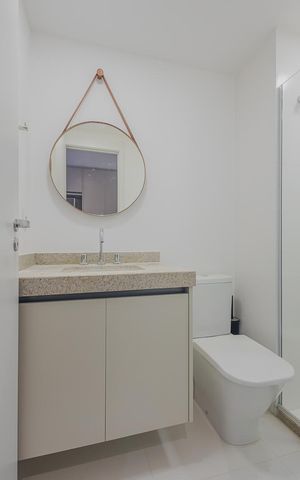 Studio à venda com 28m², 1 quarto e sem vagaBanheiro