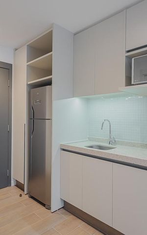 Studio à venda com 28m², 1 quarto e sem vagaCozinha
