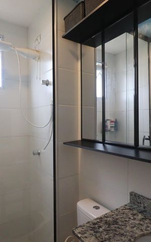 Apartamento para alugar com 55m², 2 quartos e 1 vaga Apartamento para alugar com 55m², 2 quartos e 1 vagaBanheiro