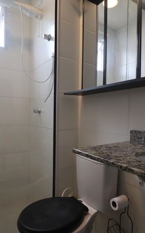 Apartamento para alugar com 55m², 2 quartos e 1 vaga Apartamento para alugar com 55m², 2 quartos e 1 vagaBanheiro