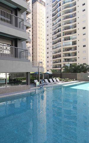 Studio para alugar com 27m², 1 quarto e sem vagaÁrea Comum - Piscina