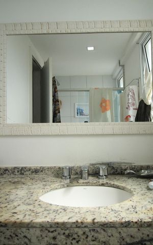 Apartamento para alugar com 140m², 4 quartos e 2 vagas Apartamento para alugar com 140m², 4 quartos e 2 vagasBanheiro da Suíte 3