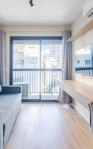 Apartamento para alugar com 33m², 1 quarto e 1 vagaSala
