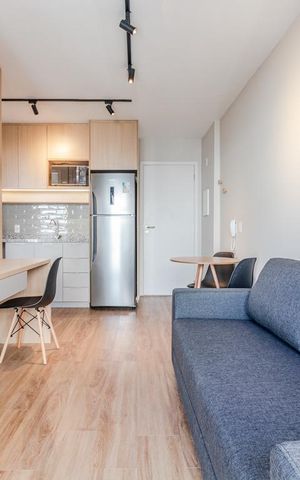 Apartamento para alugar com 33m², 1 quarto e 1 vagaSala