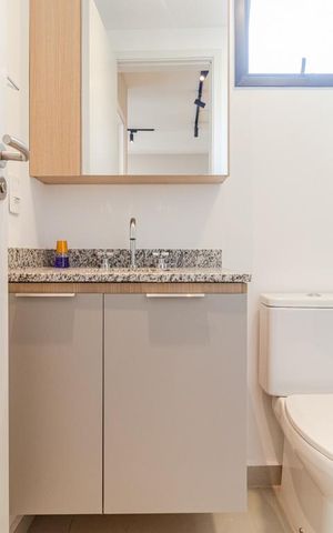 Apartamento para alugar com 33m², 1 quarto e 1 vagaBanheiro