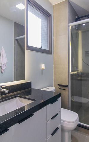 Apartamento à venda com 35m², 1 quarto e 1 vagaBanheiro