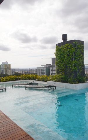Studio à venda com 25m², 1 quarto e sem vaga Studio à venda com 25m², 1 quarto e sem vagaÁrea comum - Piscina