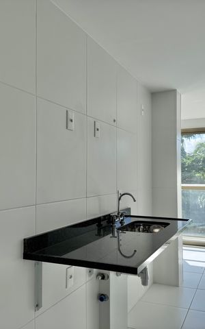 Apartamento à venda com 124m², 3 quartos e 2 vagas Apartamento à venda com 124m², 3 quartos e 2 vagasCozinha e Área de Serviço