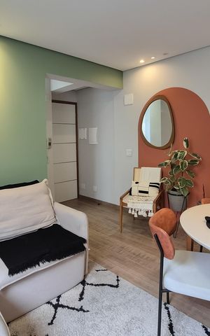 Apartamento à venda com 48m², 1 quarto e 1 vagaSala