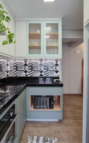 Apartamento à venda com 48m², 1 quarto e 1 vagaCozinha - Armários