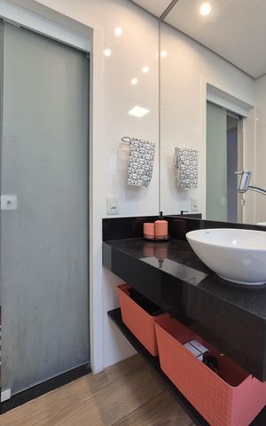Apartamento à venda com 48m², 1 quarto e 1 vagaBanheiro Social