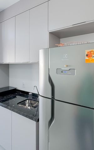 Studio à venda com 23m², 1 quarto e sem vaga Studio à venda com 23m², 1 quarto e sem vagaCozinha