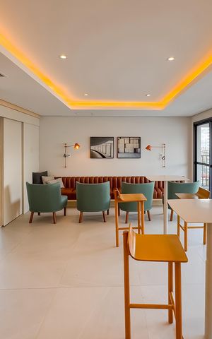 Studio à venda com 23m², 1 quarto e sem vaga Studio à venda com 23m², 1 quarto e sem vagaÁrea comum - Salão de festas