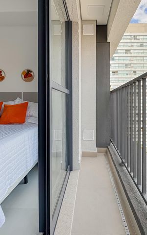 Studio à venda com 23m², 1 quarto e sem vaga Studio à venda com 23m², 1 quarto e sem vagaVaranda