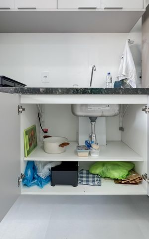 Studio à venda com 23m², 1 quarto e sem vaga Studio à venda com 23m², 1 quarto e sem vagaCozinha - Armários