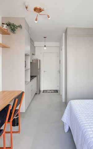 Studio à venda com 23m², 1 quarto e sem vaga Studio à venda com 23m², 1 quarto e sem vagaStudio