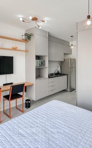 Studio à venda com 23m², 1 quarto e sem vaga Studio à venda com 23m², 1 quarto e sem vagaStudio