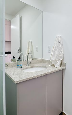 Studio à venda com 23m², 1 quarto e sem vaga Studio à venda com 23m², 1 quarto e sem vagaBanheiro