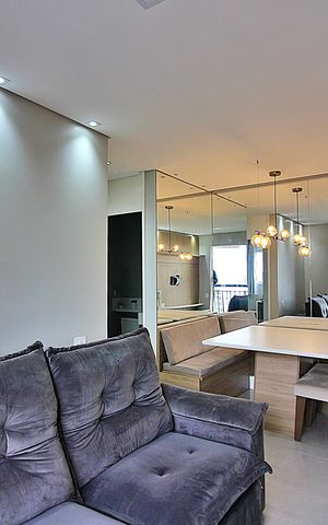 Apartamento para alugar com 56m², 2 quartos e 1 vagaSala