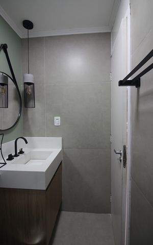 Apartamento para alugar com 56m², 2 quartos e 1 vagaBanheiro Social
