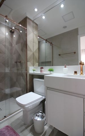 Apartamento para alugar com 56m², 2 quartos e 1 vagaSuíte Banheiro