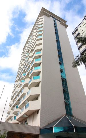 Apartamento à venda com 35m², 1 quarto e 1 vagaFachada e portaria