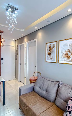 Apartamento à venda com 38m², 2 quartos e sem vagaSala
