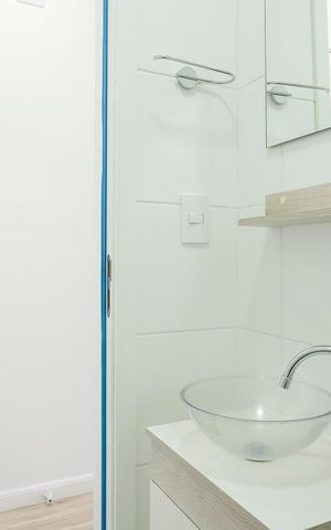 Apartamento para alugar com 50m², 1 quarto e 1 vagaLavabo