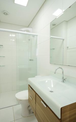 Apartamento para alugar com 50m², 1 quarto e 1 vagaBanheiro da suíte