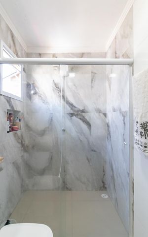 Casa à venda com 130m², 3 quartos e 4 vagasBanheiro da Suíte 3