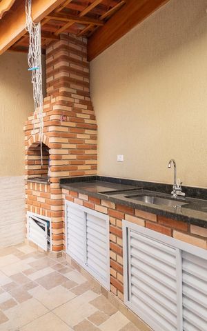 Casa à venda com 130m², 3 quartos e 4 vagasÁrea gourmet