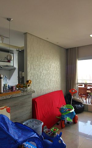 Apartamento à venda com 77m², 2 quartos e 2 vagasSala