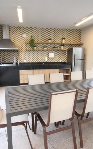 Apartamento à venda com 64m², 2 quartos e 2 vagasÁrea comum - Churrasqueira