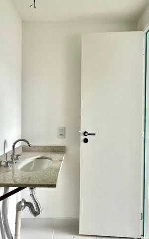 Apartamento à venda com 29m², 1 quarto e sem vaga Apartamento à venda com 29m², 1 quarto e sem vagaBanheiro da Suíte