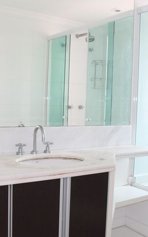 Apartamento à venda com 156m², 3 quartos e 4 vagasBanheiro da Suíte 3