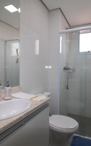 Apartamento à venda com 46m², 1 quarto e 1 vagaBanheiro