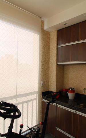 Apartamento à venda com 46m², 1 quarto e 1 vagaSala - Varanda